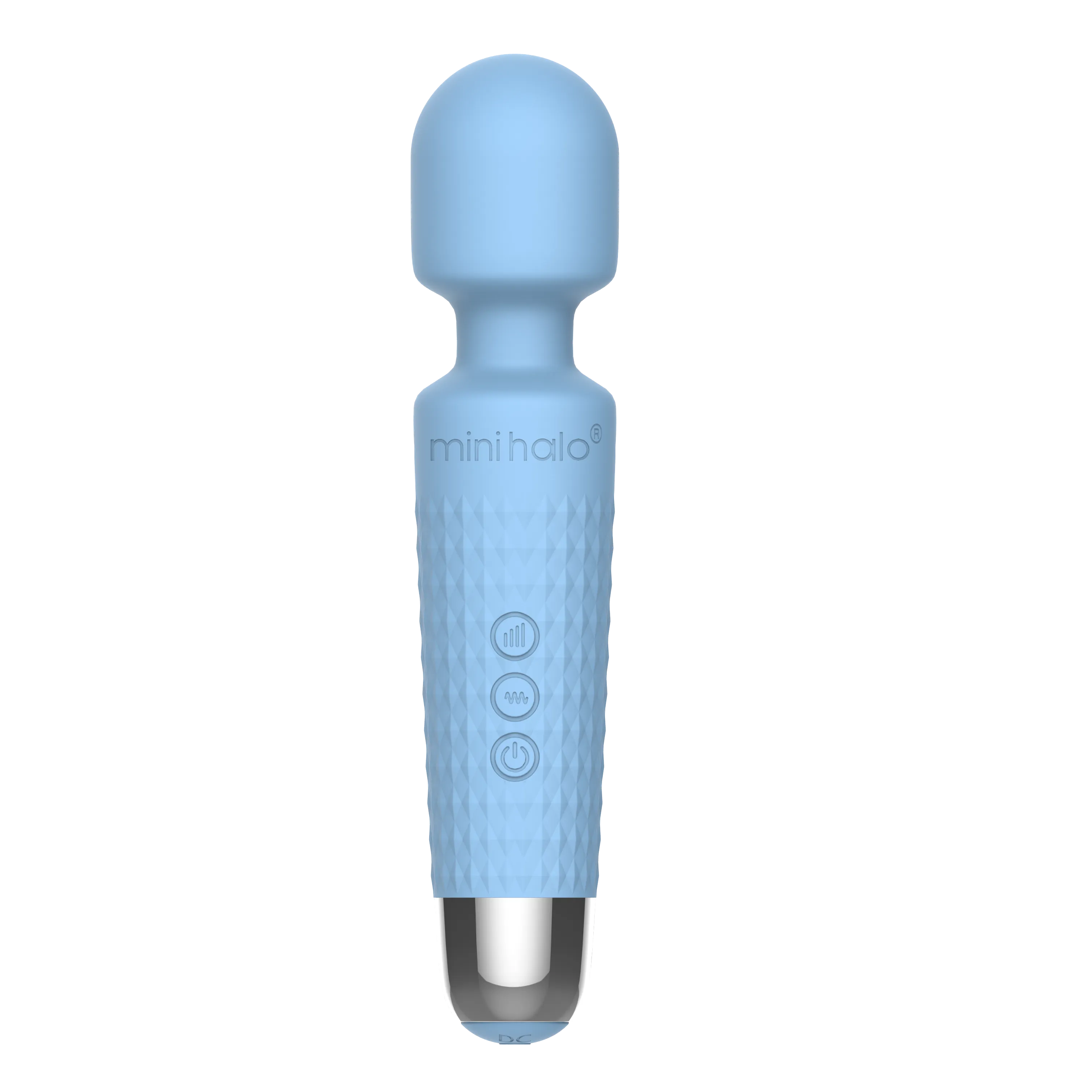 Mini Halo Wand Vibrator Powder Blue