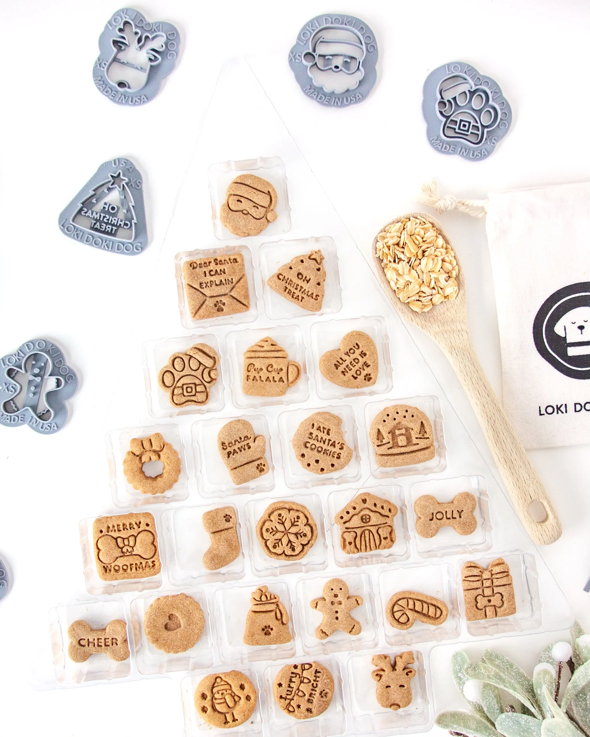 MINI Holiday & Christmas BONE Shape Cookie Cutters (1.5" SIZE- BUNDLES AVAILABLE)