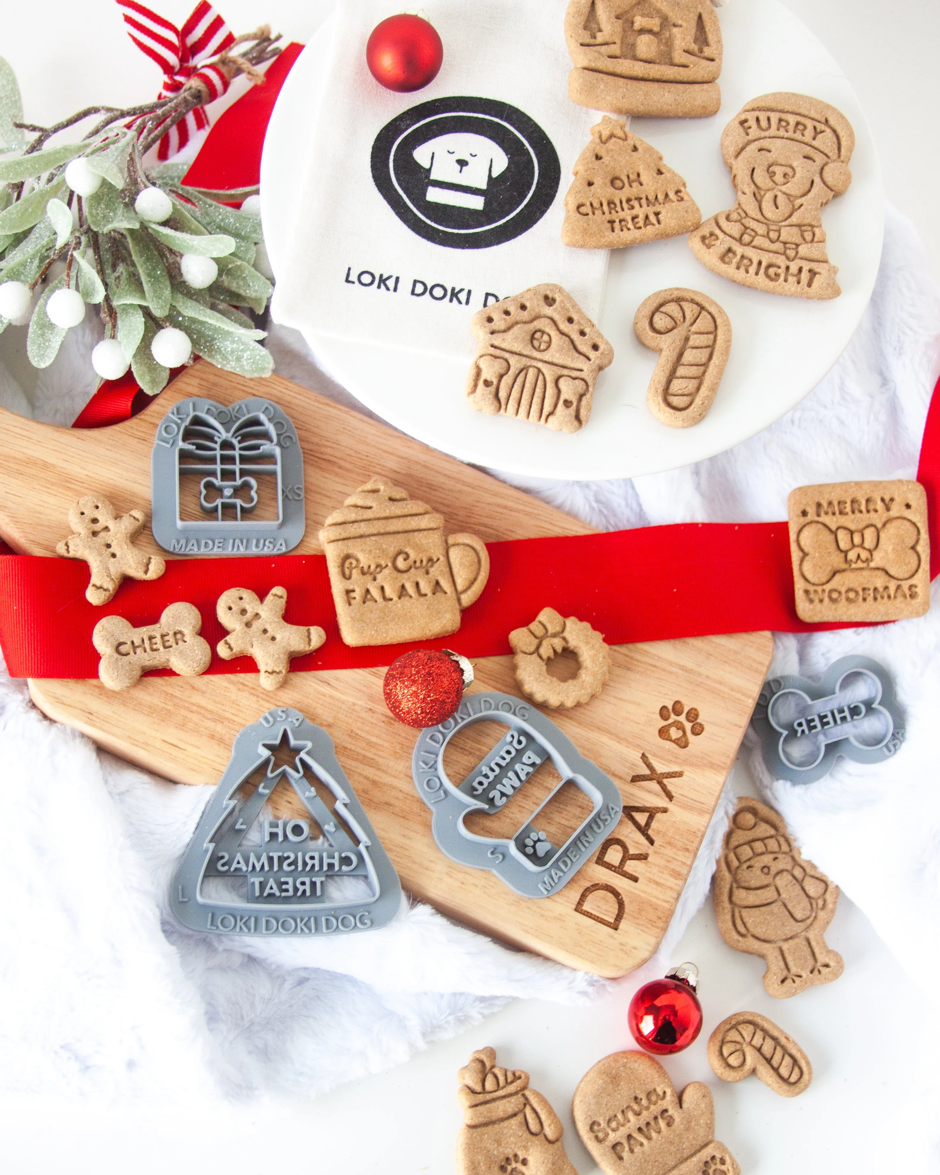 MINI Holiday & Christmas BONE Shape Cookie Cutters (1.5" SIZE- BUNDLES AVAILABLE)