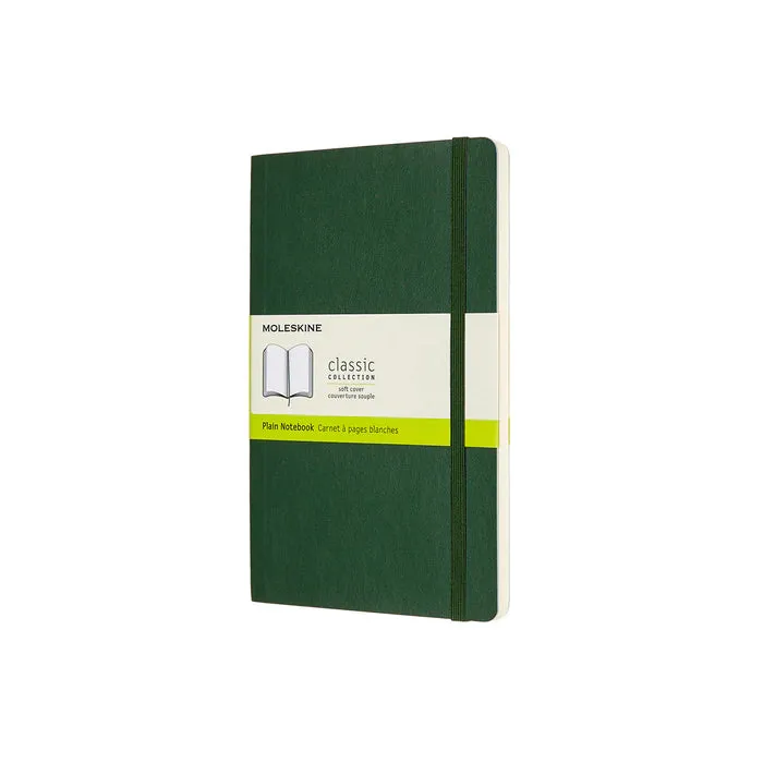 Moleskine Classic Large (A5) Softcover Notebook - Myrtle Green