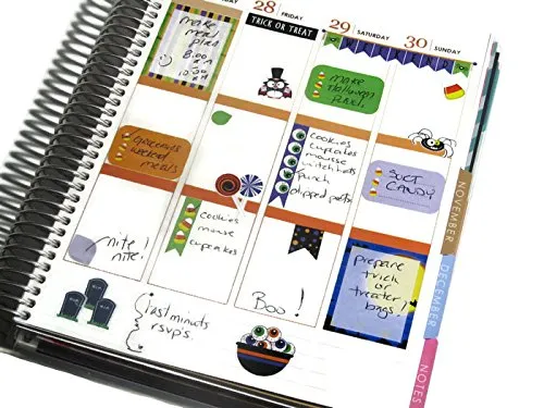 Monthly Planner Stickers Rainbow Laptop Blog Vlog Stickers Planner Labels Compatible with Erin Condren Life Planner - 78 Stickers