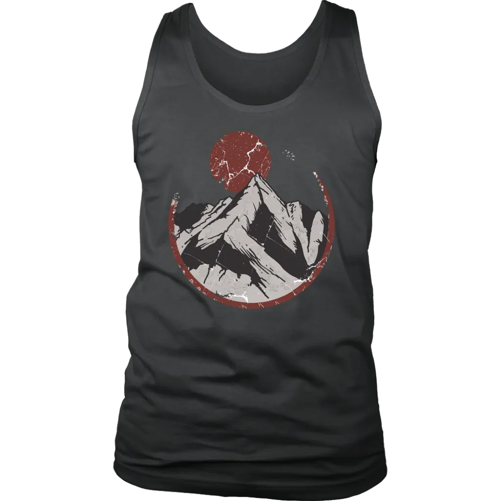 Moonrise Mountain T-shirt, Mountain Gift, Moonrise over Mountain Shirt