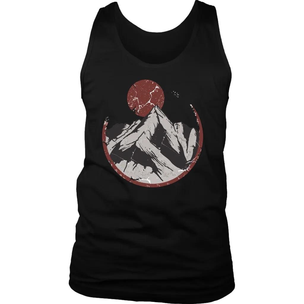 Moonrise Mountain T-shirt, Mountain Gift, Moonrise over Mountain Shirt