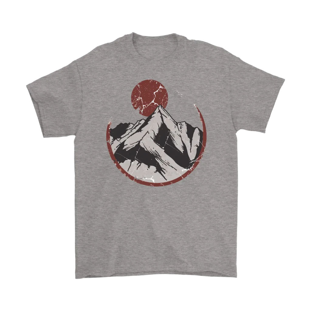 Moonrise Mountain T-shirt, Mountain Gift, Moonrise over Mountain Shirt
