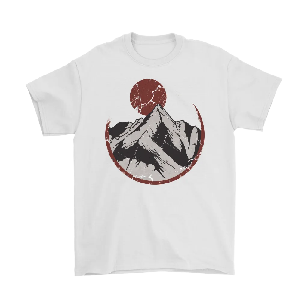 Moonrise Mountain T-shirt, Mountain Gift, Moonrise over Mountain Shirt