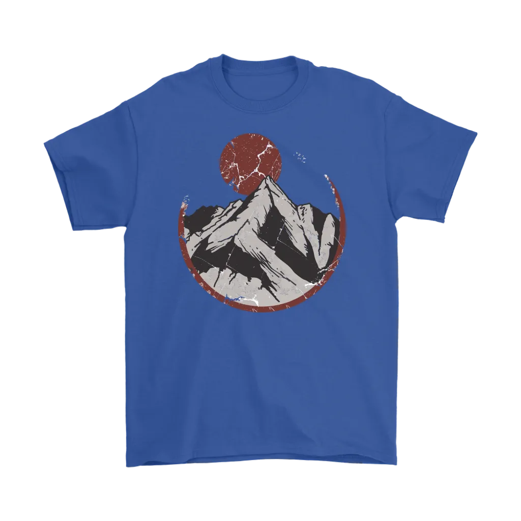 Moonrise Mountain T-shirt, Mountain Gift, Moonrise over Mountain Shirt