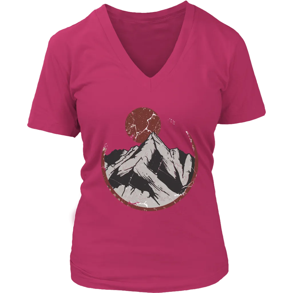 Moonrise Mountain T-shirt, Mountain Gift, Moonrise over Mountain Shirt
