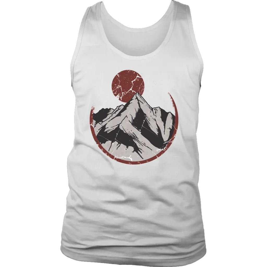 Moonrise Mountain T-shirt, Mountain Gift, Moonrise over Mountain Shirt