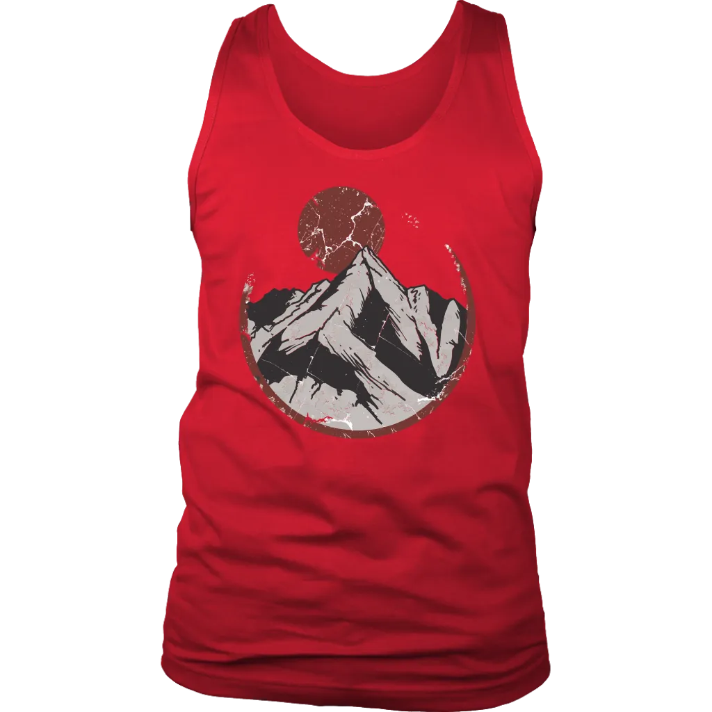 Moonrise Mountain T-shirt, Mountain Gift, Moonrise over Mountain Shirt