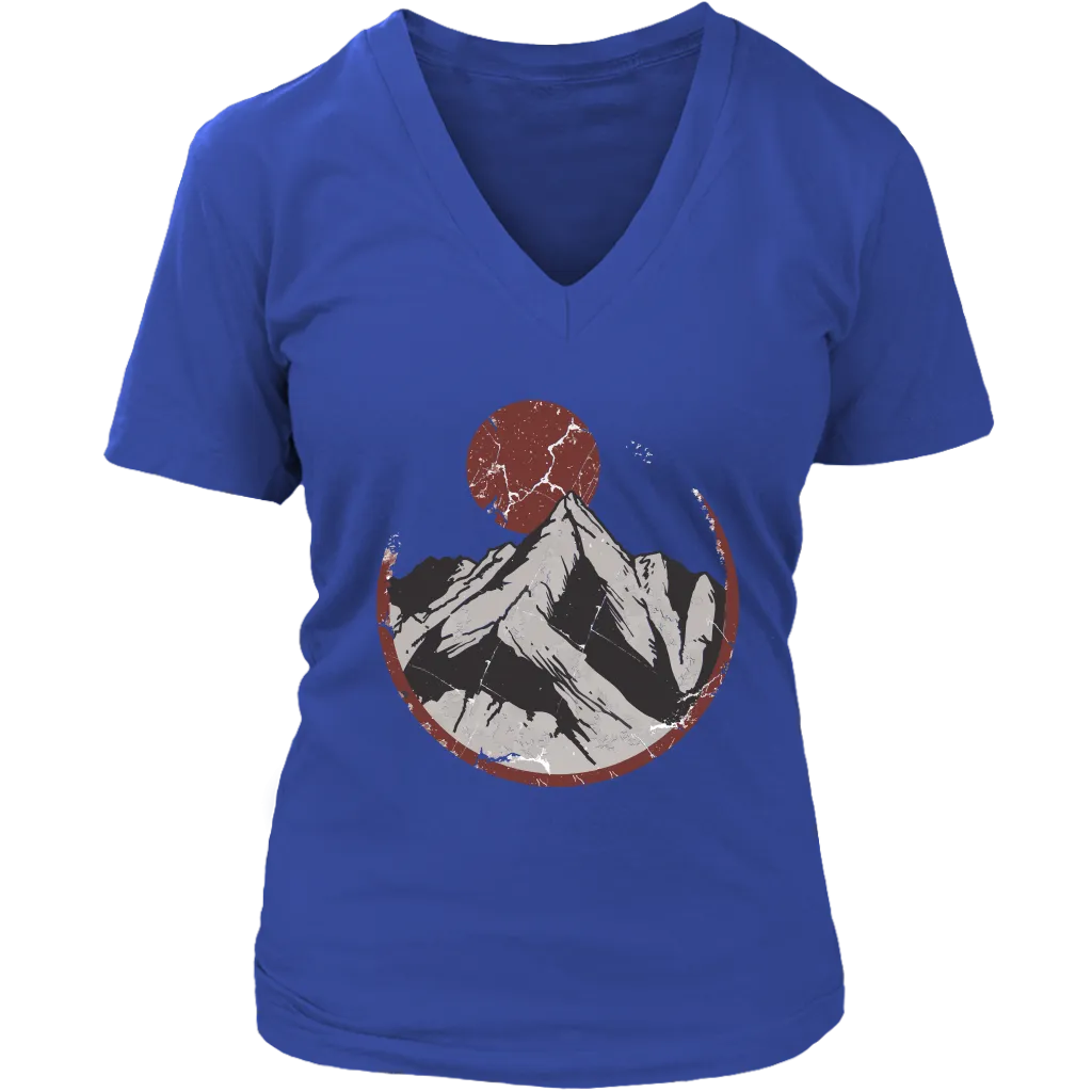 Moonrise Mountain T-shirt, Mountain Gift, Moonrise over Mountain Shirt