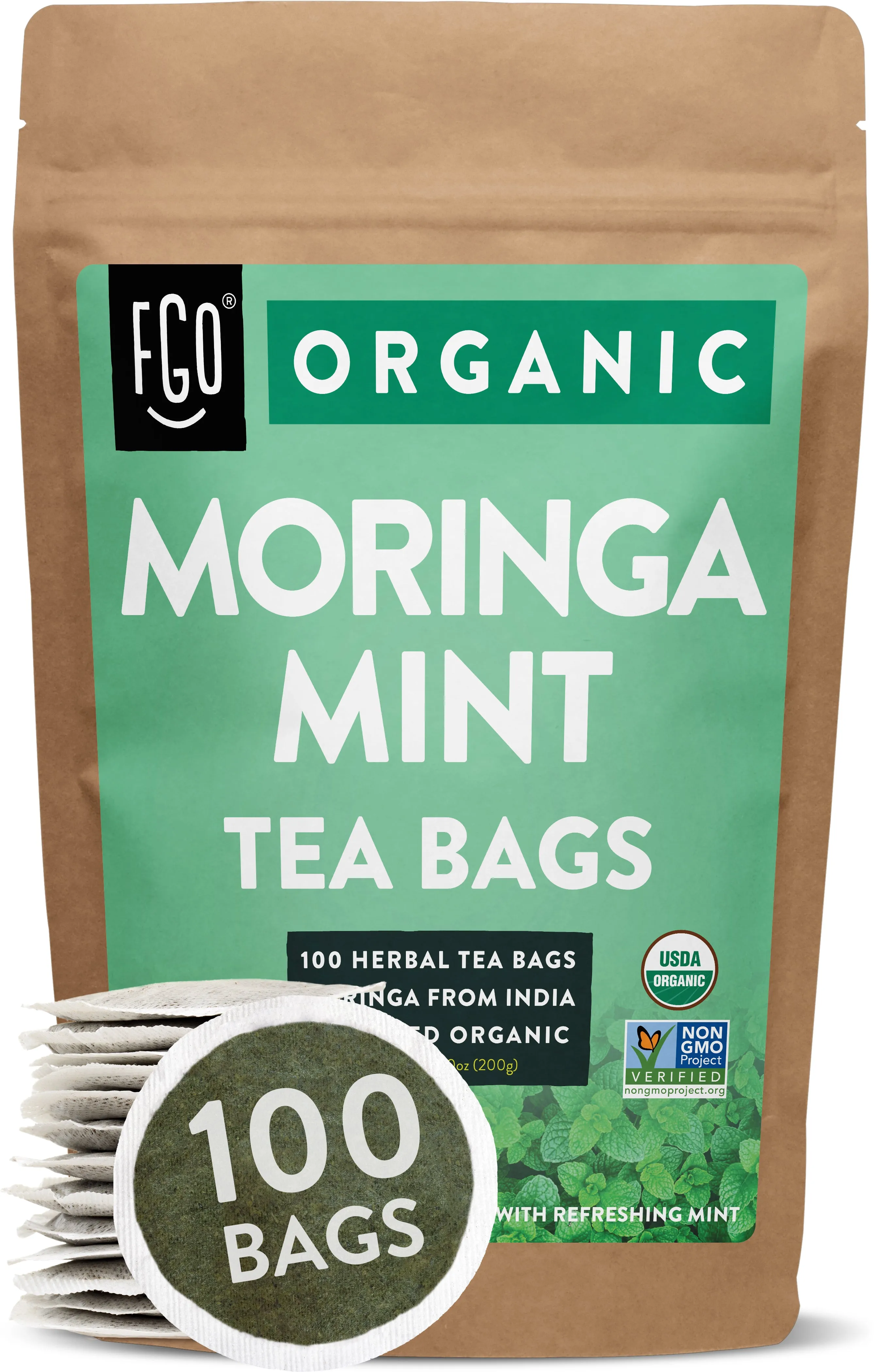 Moringa Mint Tea Bags