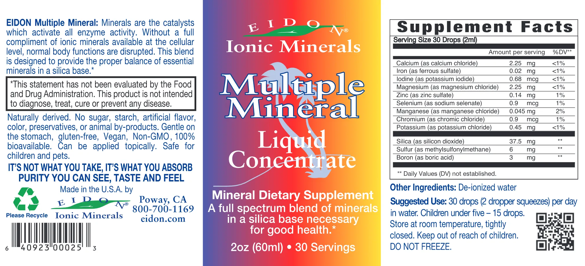 Multiple Mineral Liquid