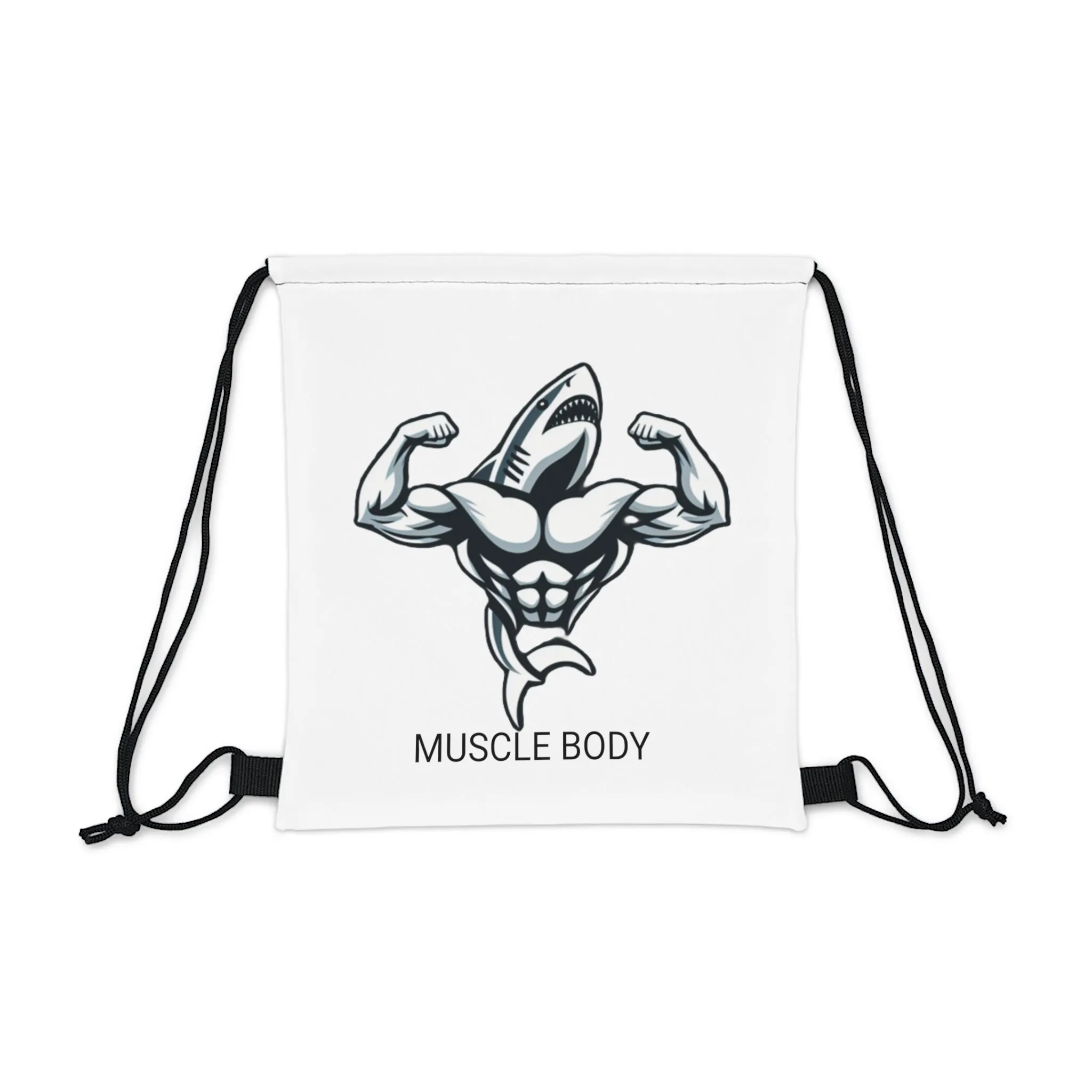 Muscle Body Towel Drawstring Bag