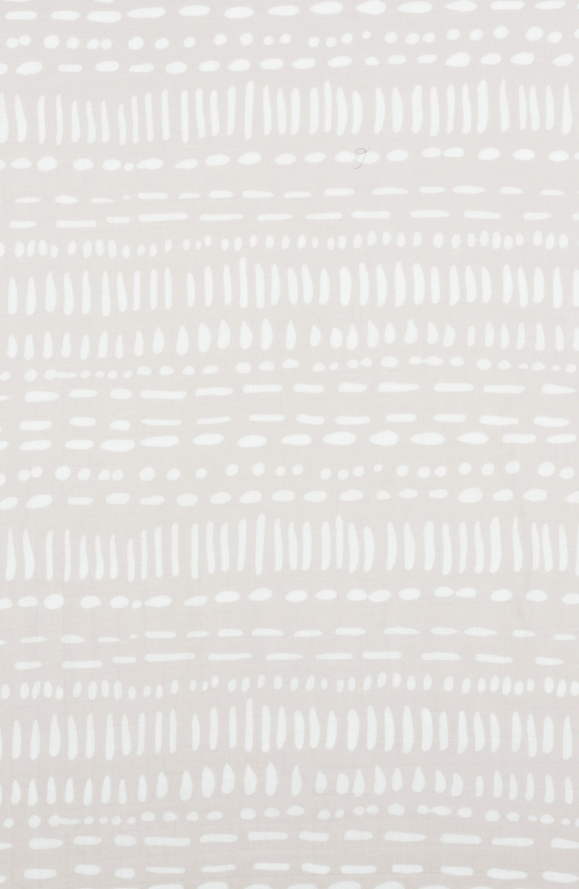 Muslin Fitted Crib Sheet - Grey Mudcloth