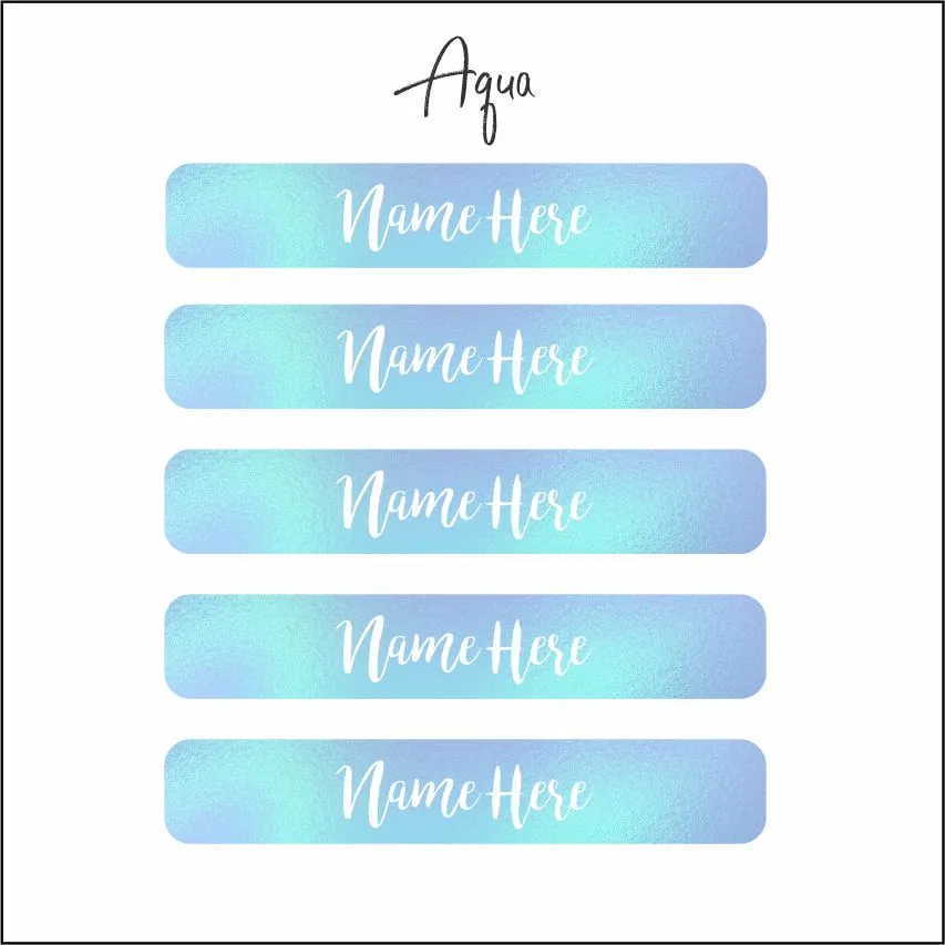 Name Label Waterproof Stickers - qty 48 - Medium 52mmx20mm