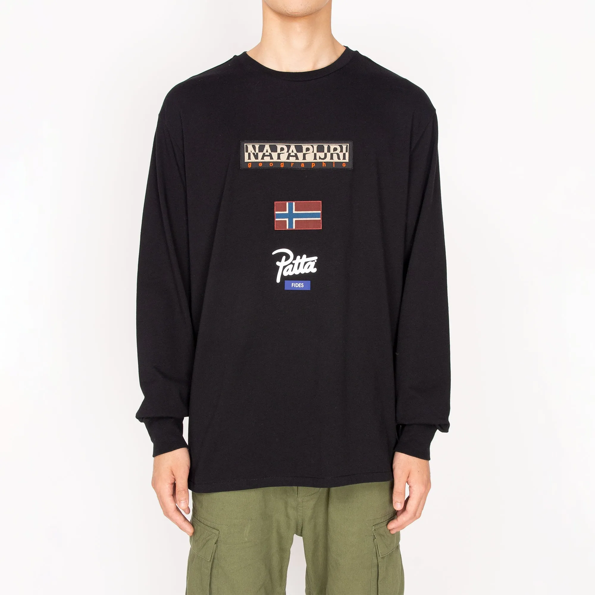 Napa x Patta S-Patta Long Sleeve 'Black'
