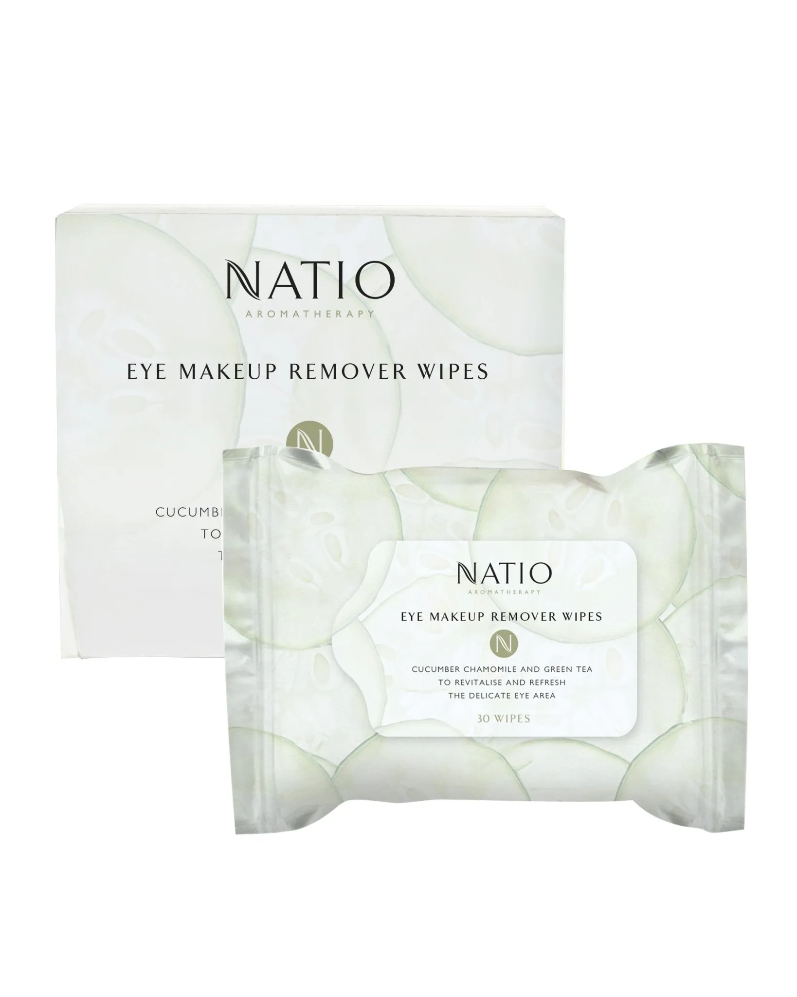 Natio Eye Makeup Remover Wipes