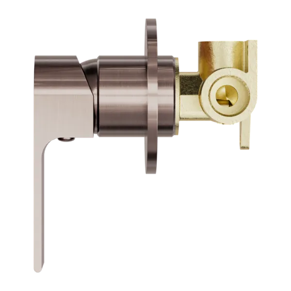 Nero Bianca Shower / Bath Mixer 80mm - Brushed Bronze