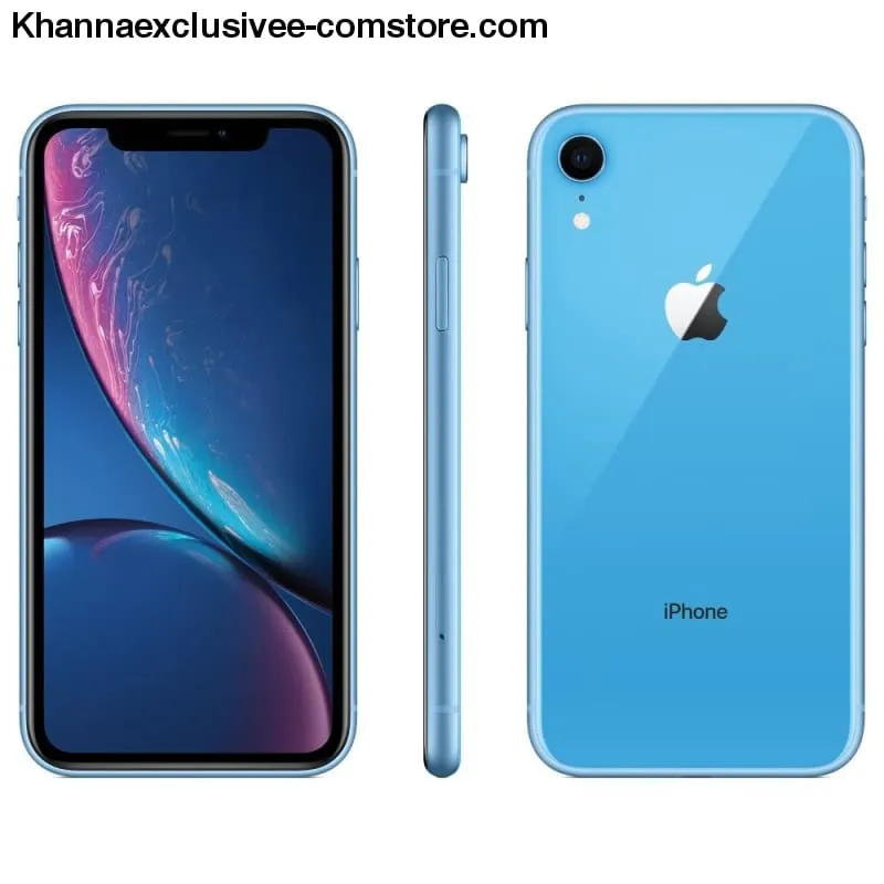 New Apple iPhone XR 6.1" Liquid Retina All Screen 4G LTE FaceID 12MP Camera Waterproof Mobile