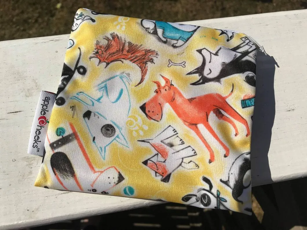 *New* AppleCheeks Mini-Mini Zippered Storage Sac