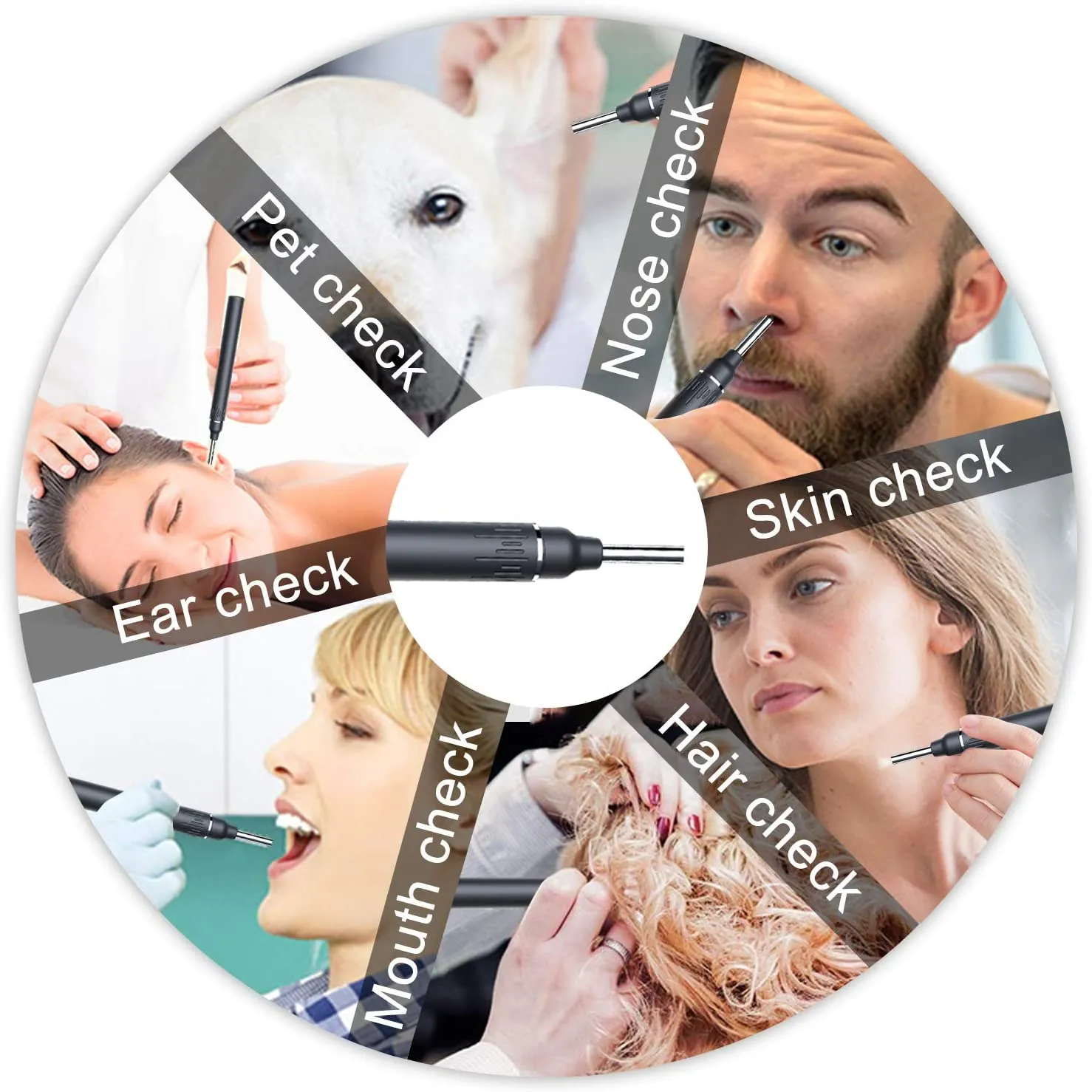 New Ear Camera and Wax Remover - Linnhoy Wifi HD 3.9mm Otoscope - Ear Wax Remover Cleaning Camera-Wireless Ear Cleaner Endoscope with 6 LED Lights,Ear Wax Removal Kit