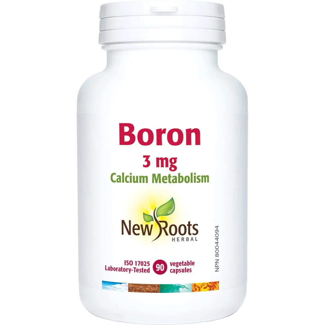 New Roots Boron 3mg 90 Capsules