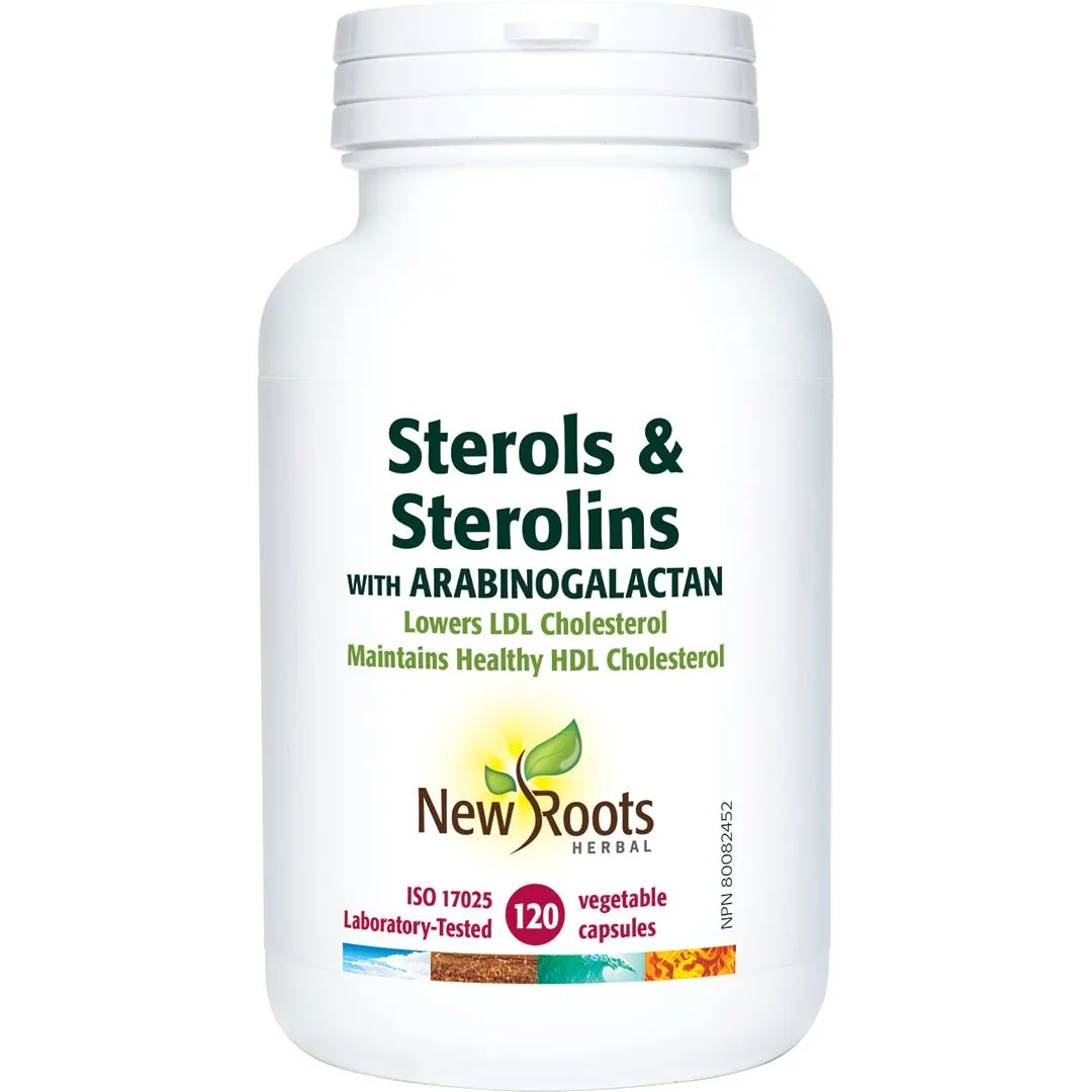 New Roots Sterols & Sterolins with Arabinogalactan 120 Veg Capsules