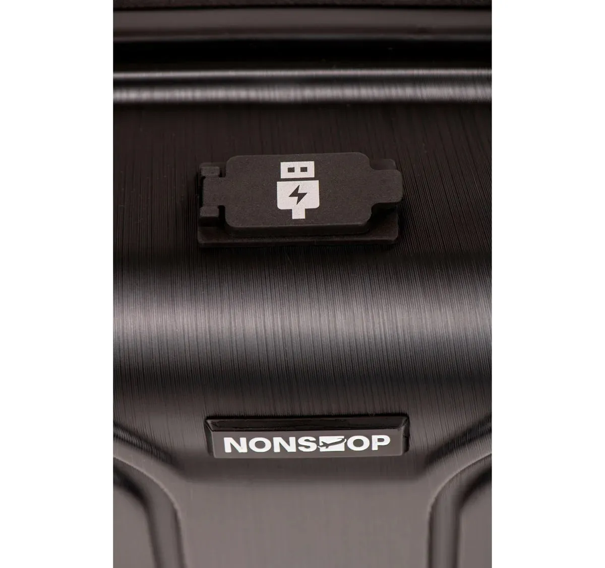 NEW YORK Luggage Expandable Spinner Wheels Hard Side Shell Travel Suitcase Set 3 Piece Lightweight, TSA Lock, Double USB Port   2 Packing Cubes (Black, 3-Piece Set (20/24/28) W/ Power Bank)