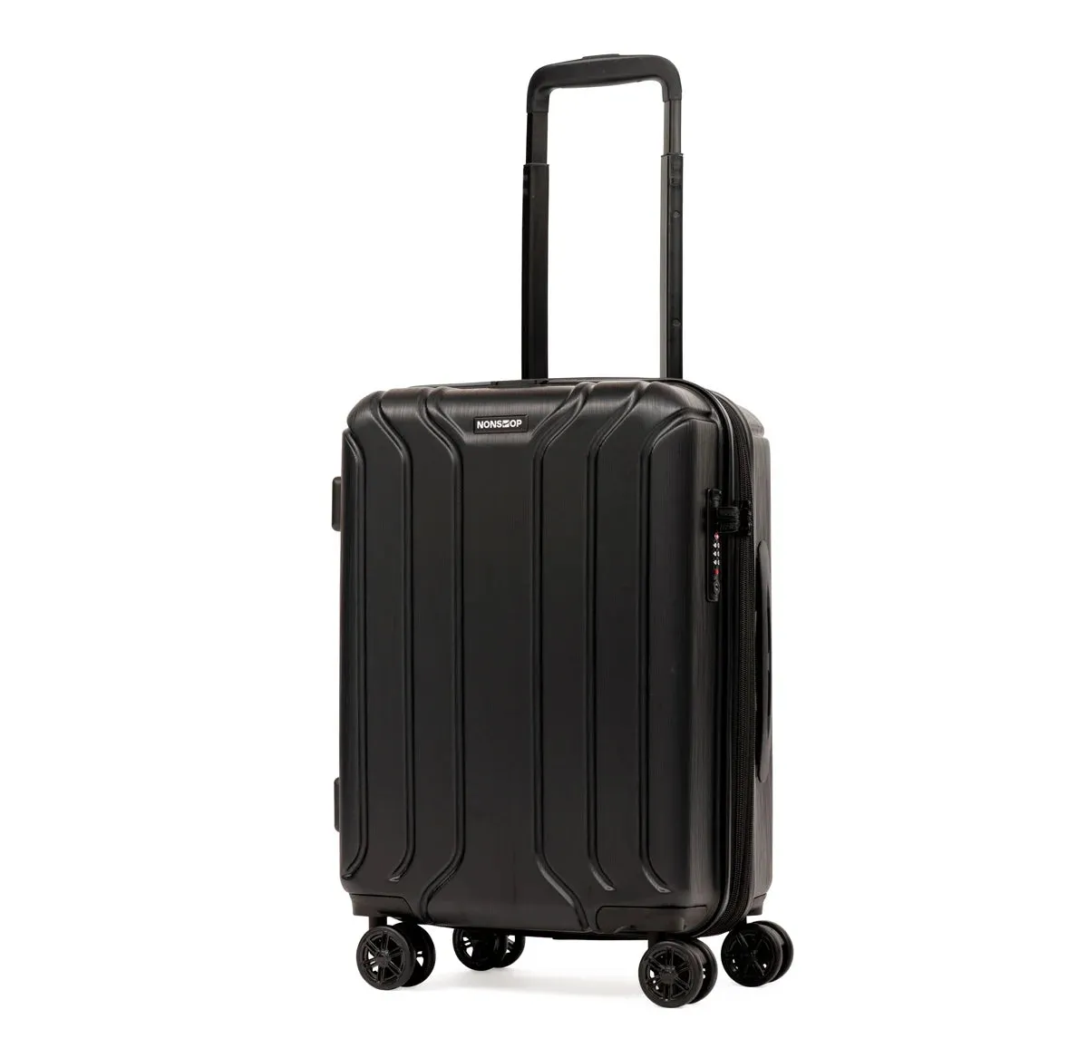 NEW YORK Luggage Expandable Spinner Wheels Hard Side Shell Travel Suitcase Set 3 Piece Lightweight, TSA Lock, Double USB Port   2 Packing Cubes (Black, 3-Piece Set (20/24/28) W/ Power Bank)