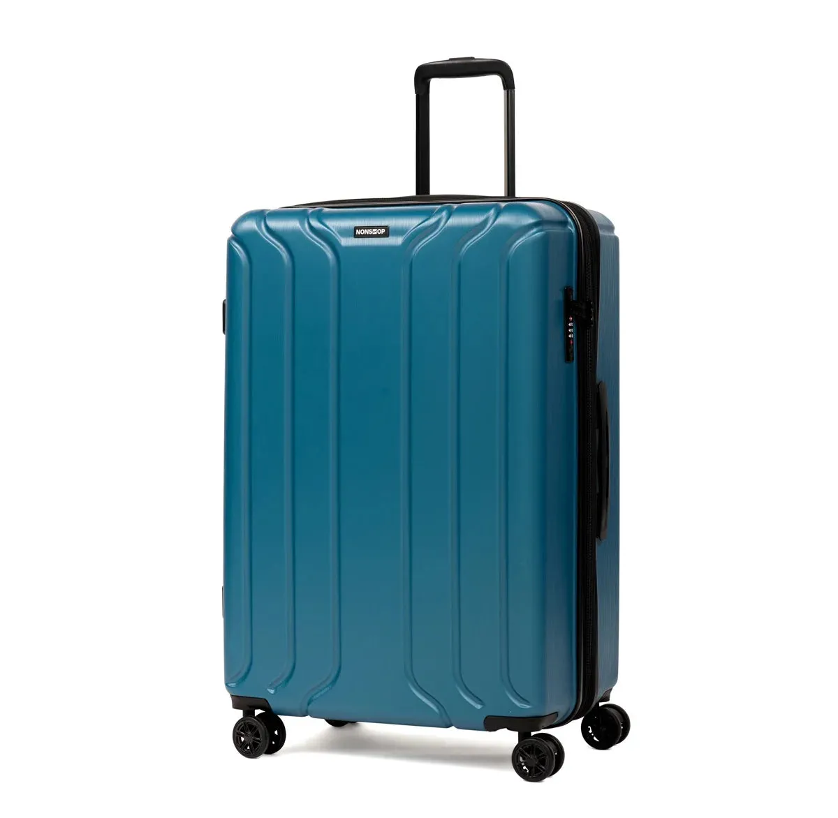 NEW YORK Luggage Expandable Spinner Wheels Hard Side Shell Travel Suitcase Set 3 Piece Lightweight, TSA Lock, Double USB Port   2 Packing Cubes (Teal, 3-Piece Set (20/24/28))