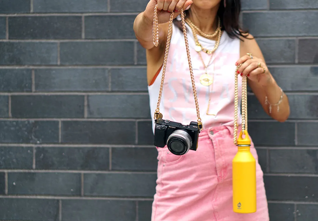 Nikki Gold Chain Camera Strap