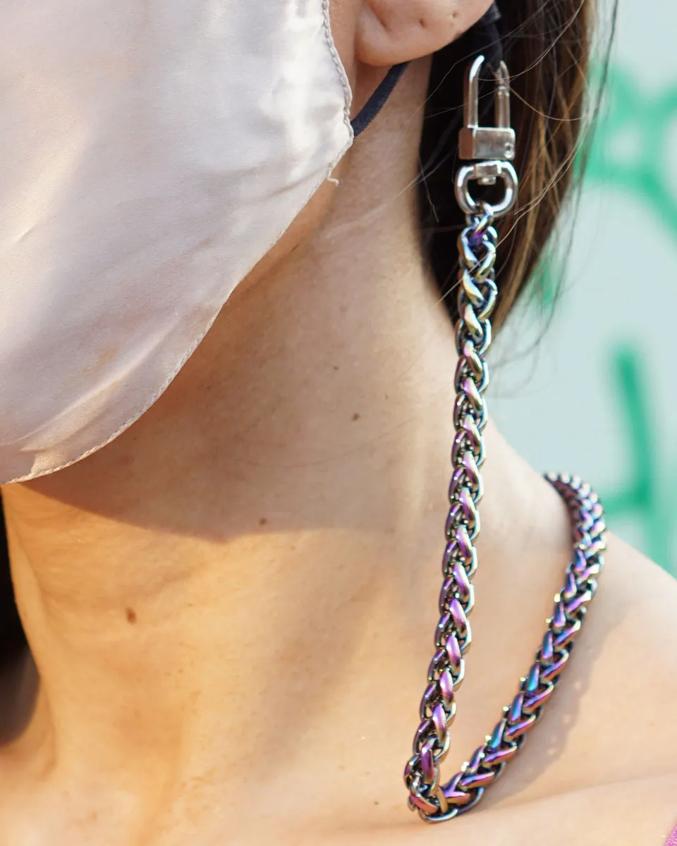 Nikki Mermaid Face Mask Chain Strap