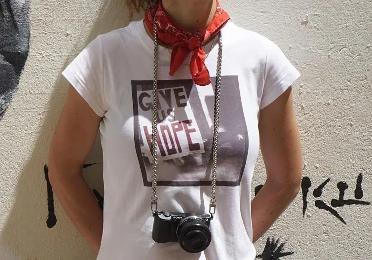 Nikki Silver Bag and Camera Chain