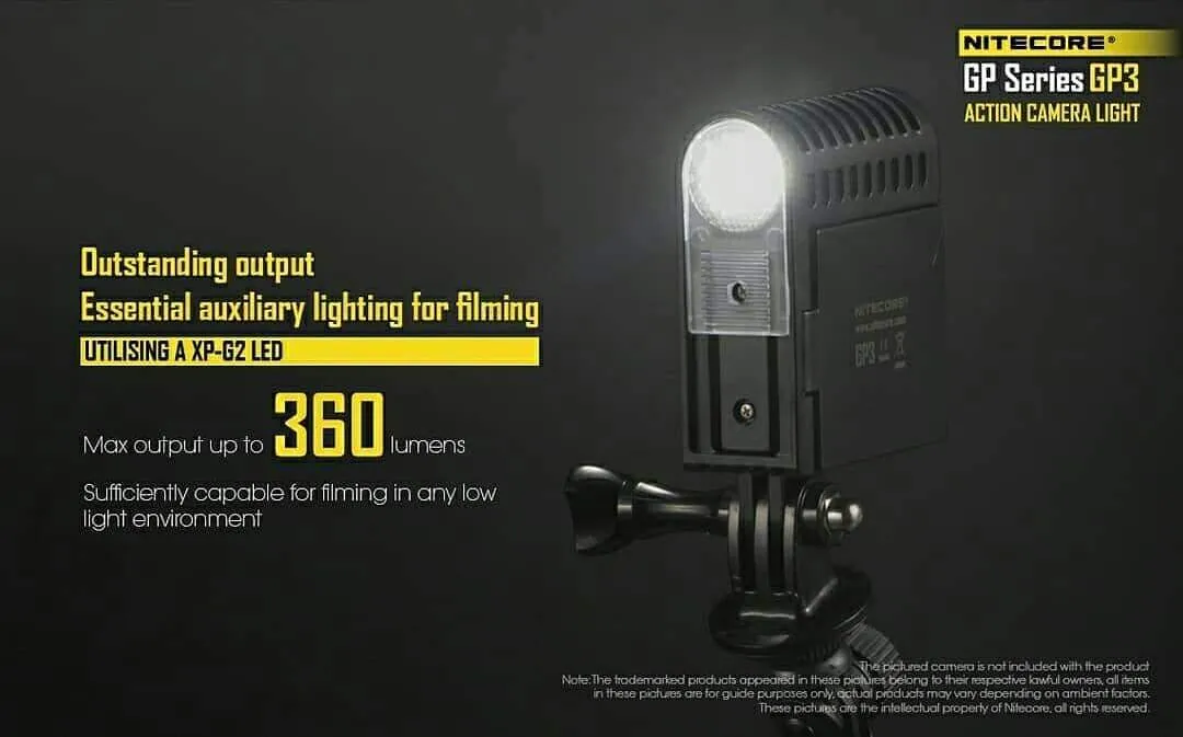 Nitecore - GP3 (For GoPro & Sony Action Cameras)