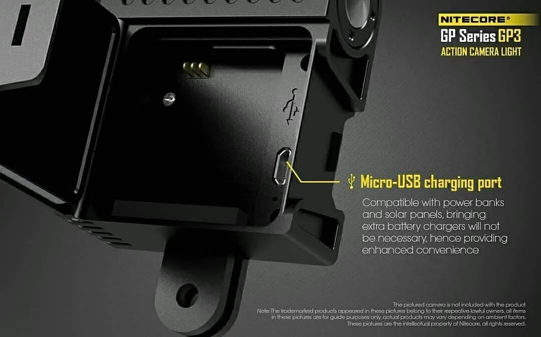 Nitecore - GP3 (For GoPro & Sony Action Cameras)