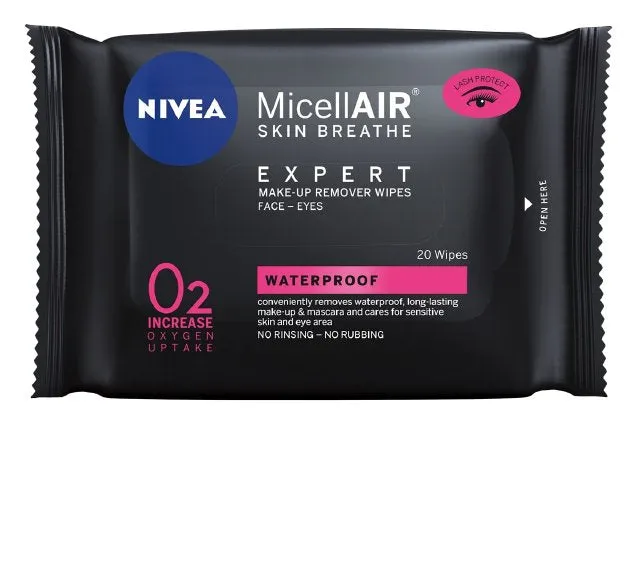 Nivea Micellar Expert Face Wipes 20s