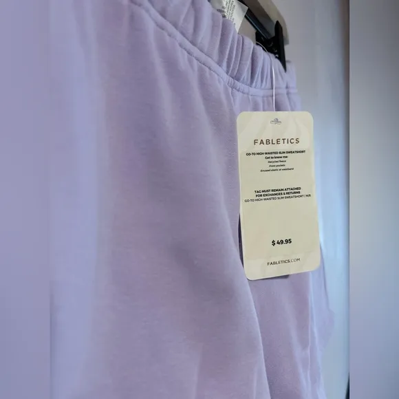 NWT Fabletics Go-To Slim Sweatshort