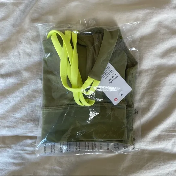NWT Lululemon Energy Bra Long Line Size 6 B/C Cup