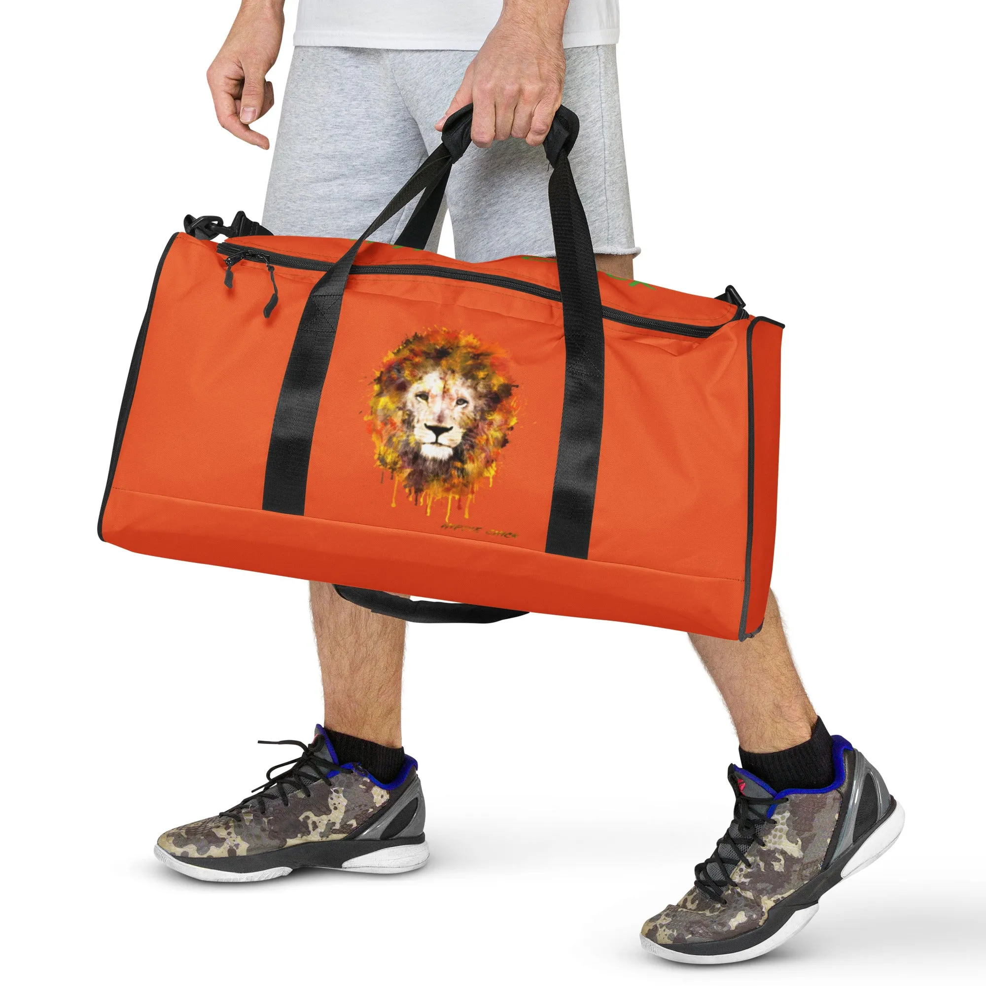 Orange Duffle Bag - OG Hippie Chick