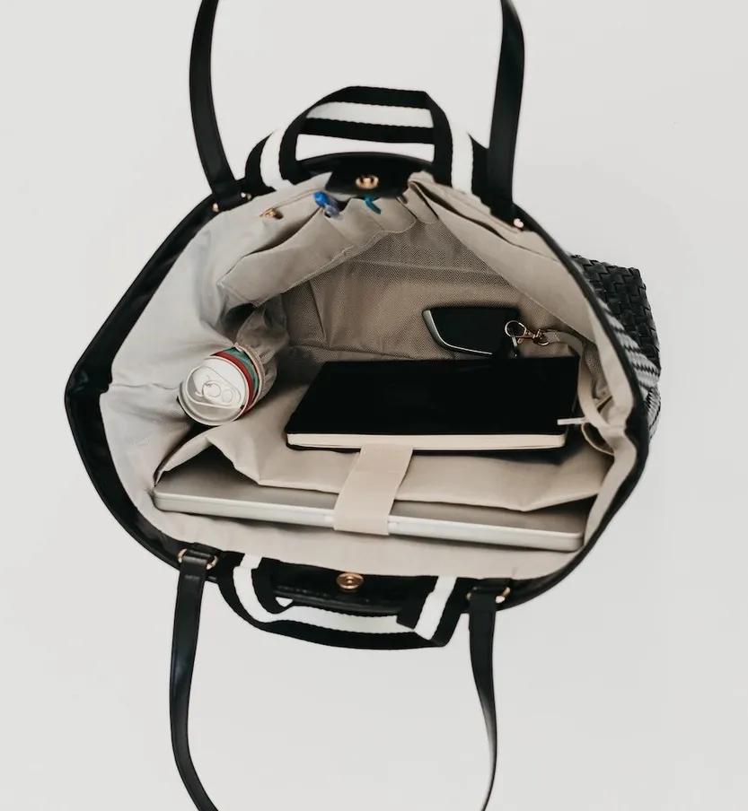 Organizer Tote Bag - Brown