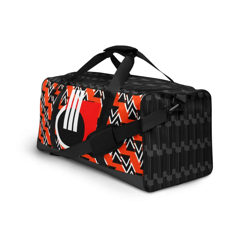 Origen Destination |On-Arrival Point of Origen Symbol-inspired Duffle bag (Orng)
