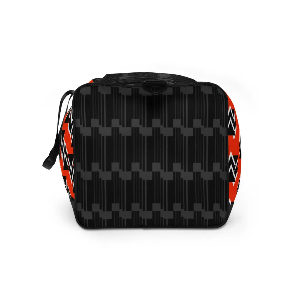Origen Destination |On-Arrival Point of Origen Symbol-inspired Duffle bag (Orng)