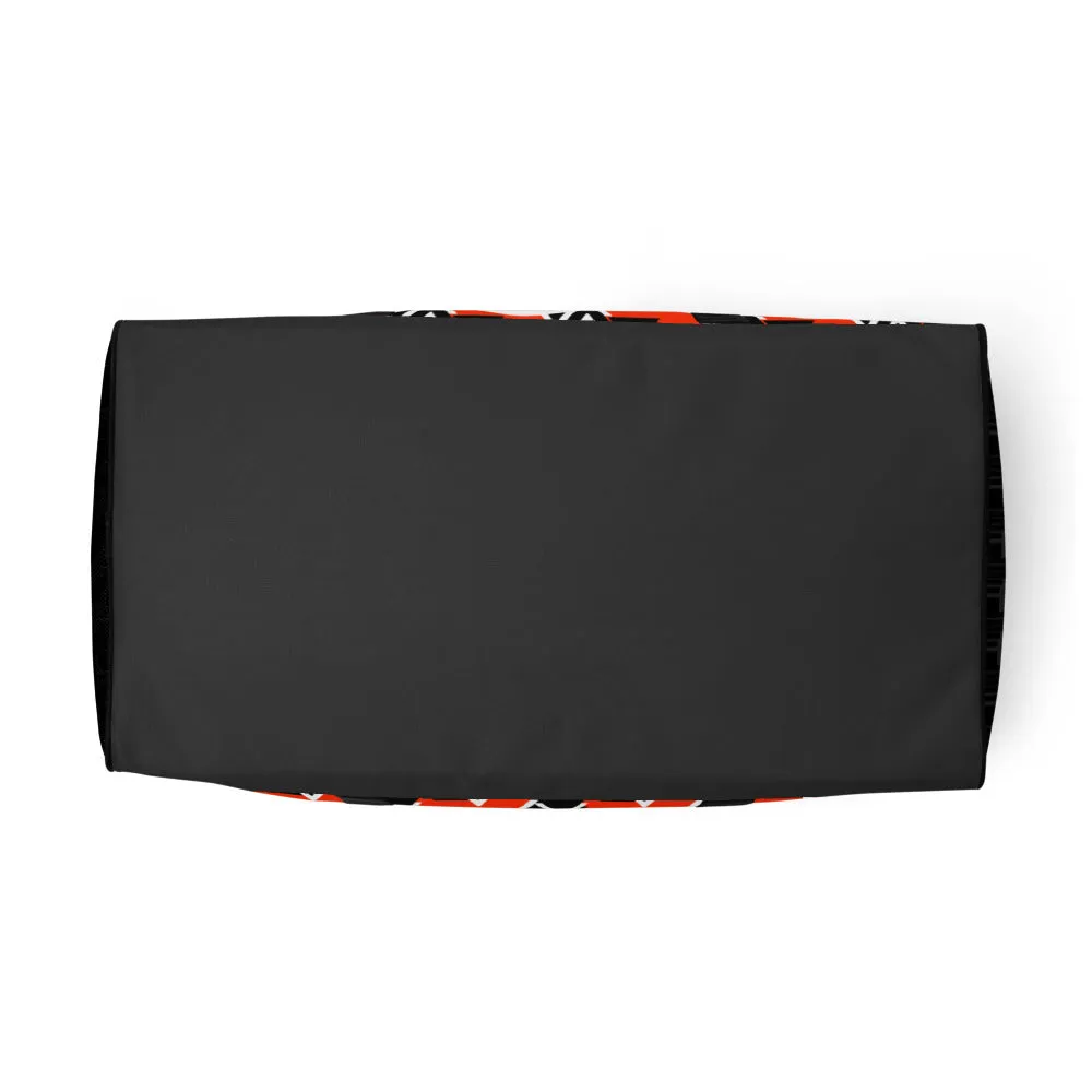 Origen Destination |On-Arrival Point of Origen Symbol-inspired Duffle bag (Orng)