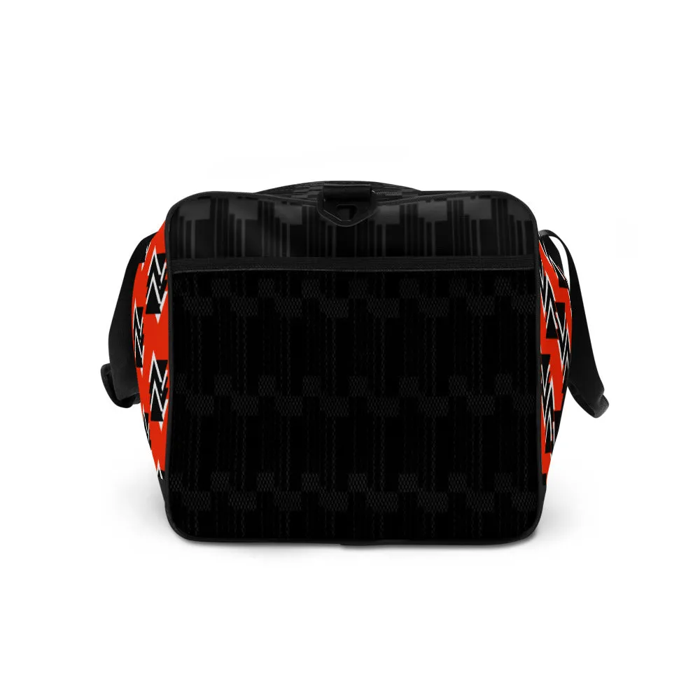 Origen Destination |On-Arrival Point of Origen Symbol-inspired Duffle bag (Orng)