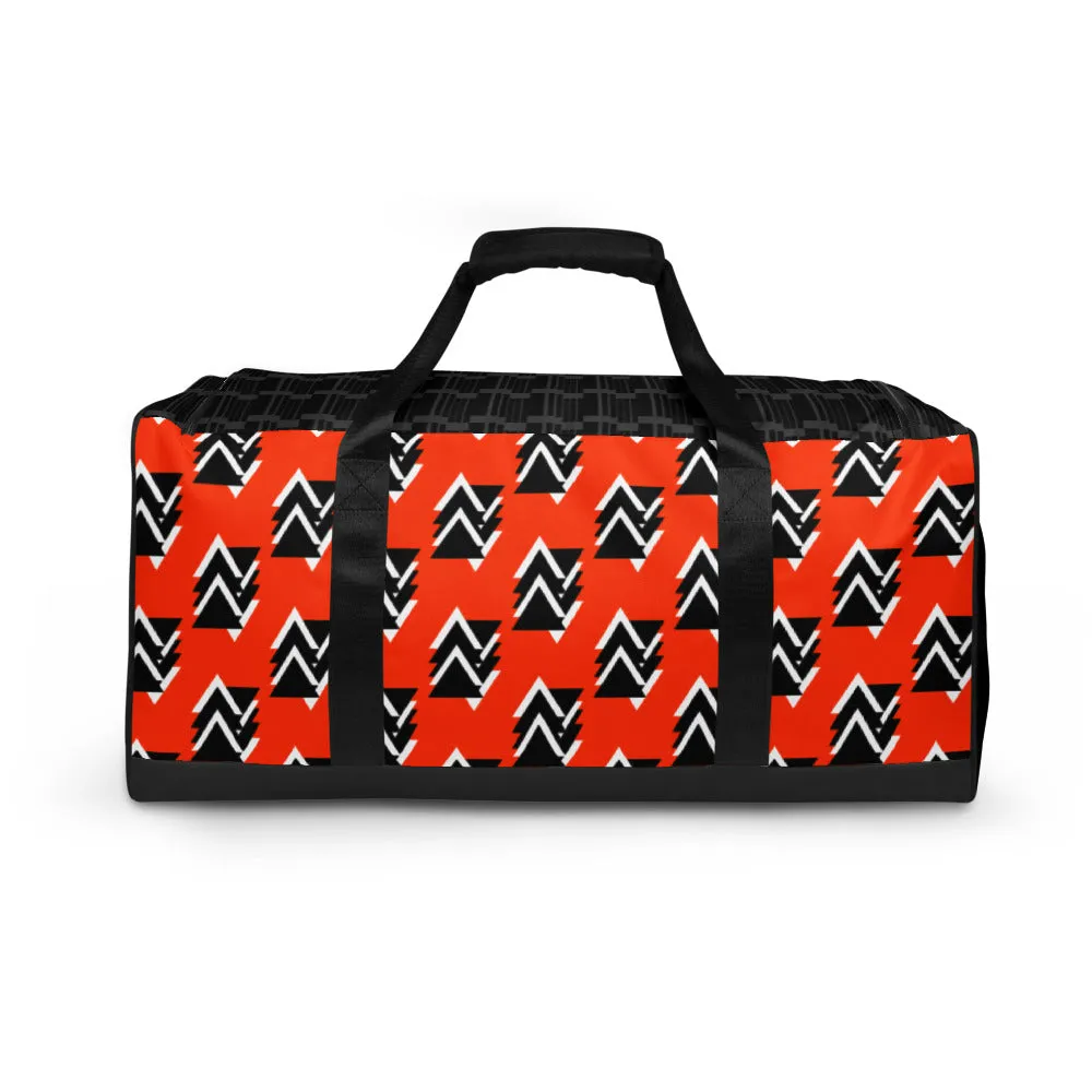 Origen Destination |On-Arrival Point of Origen Symbol-inspired Duffle bag (Orng)
