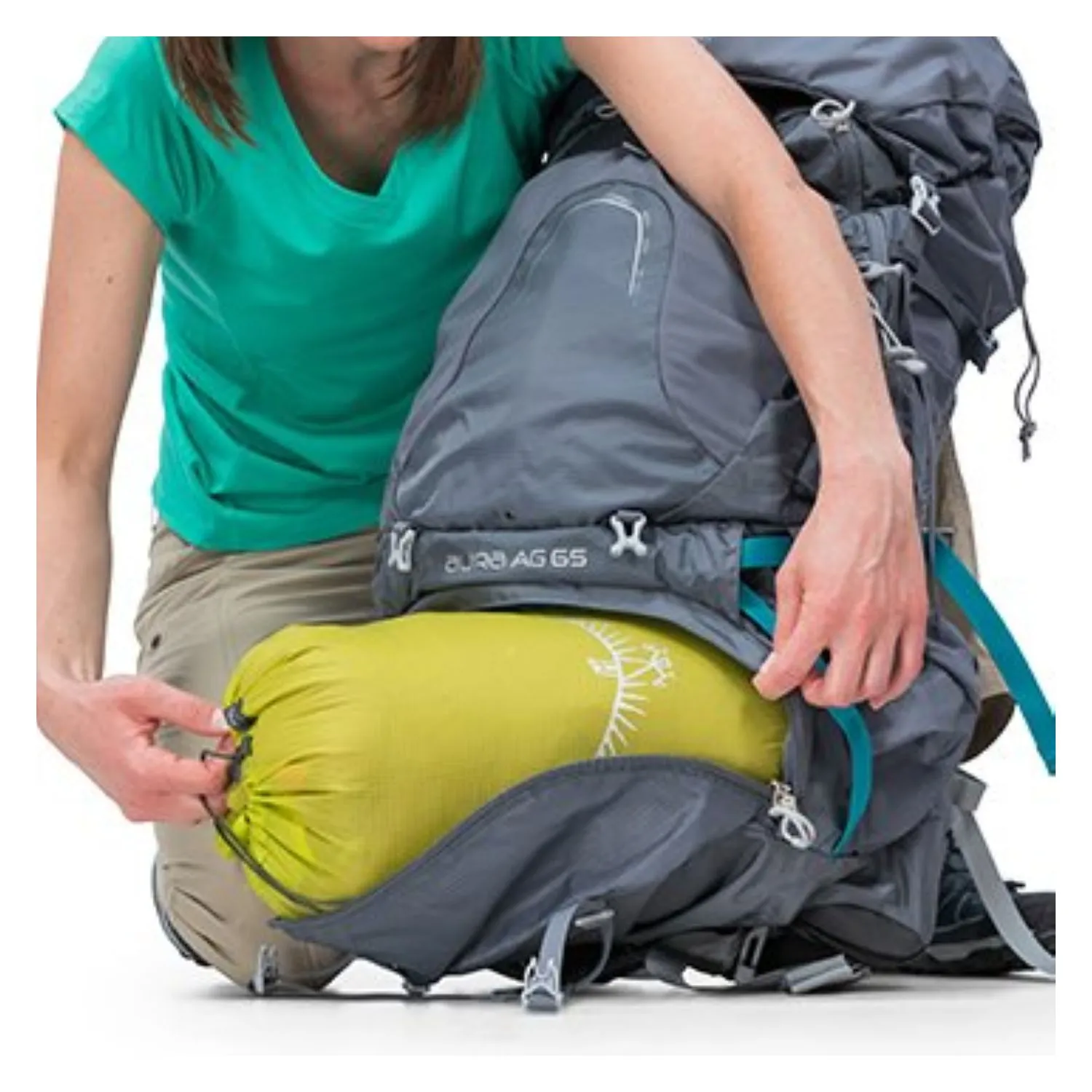 Osprey Aura AG 65 Backpack with Raincover - Medium - Women's Backpacking
