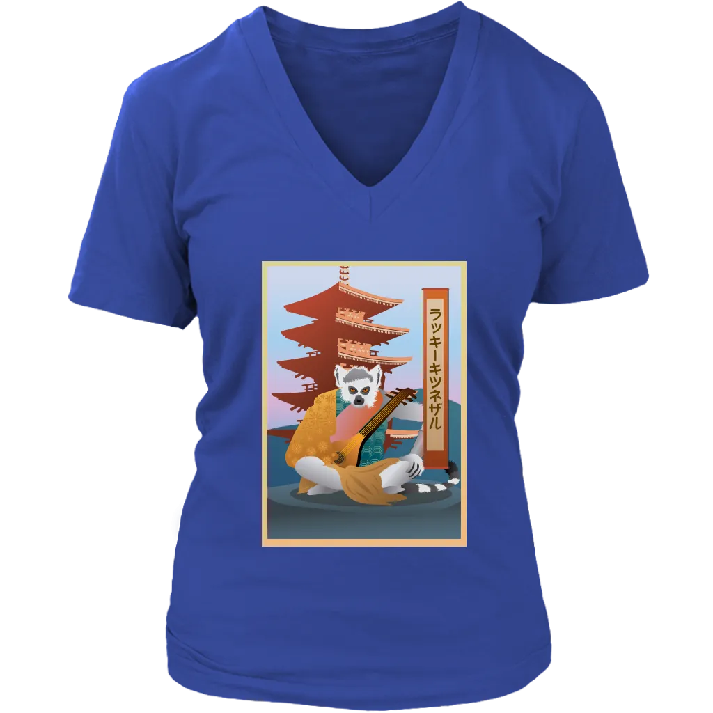 Pagoda Lemur T-shirt, Lucky Lemur Shirt