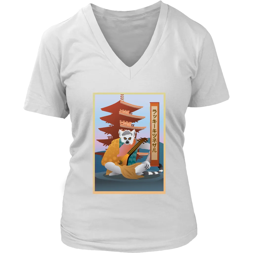 Pagoda Lemur T-shirt, Lucky Lemur Shirt