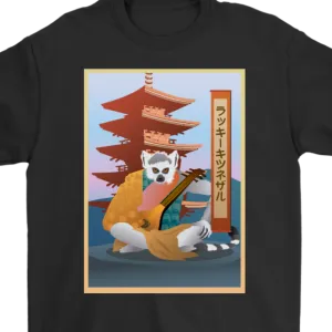 Pagoda Lemur T-shirt, Lucky Lemur Shirt