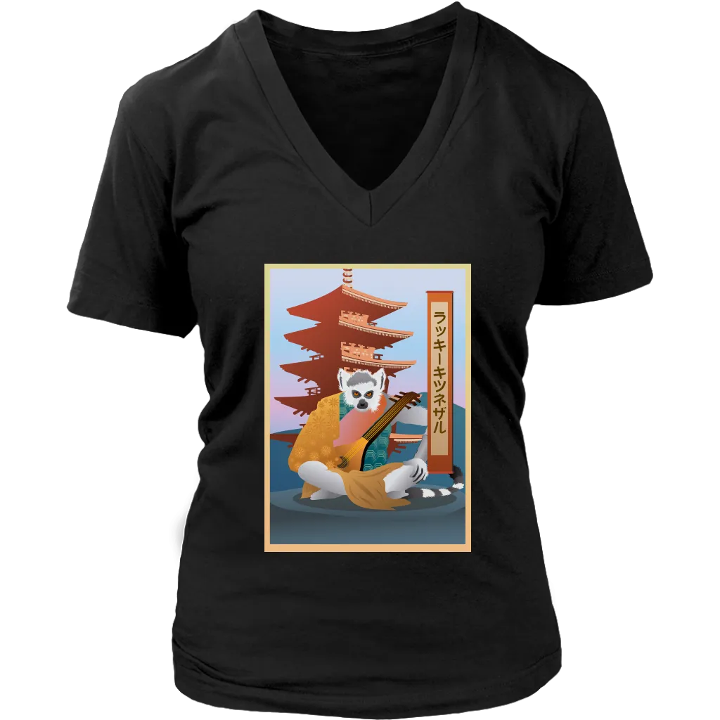 Pagoda Lemur T-shirt, Lucky Lemur Shirt